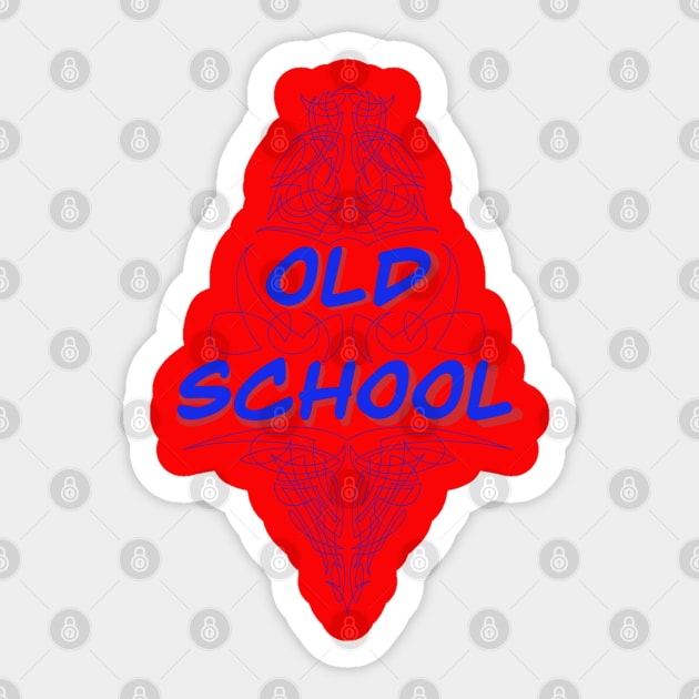 Old school Sticker by KeegansKolourStudio